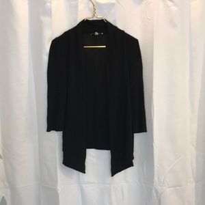 Black Hi-Low Cardigan
